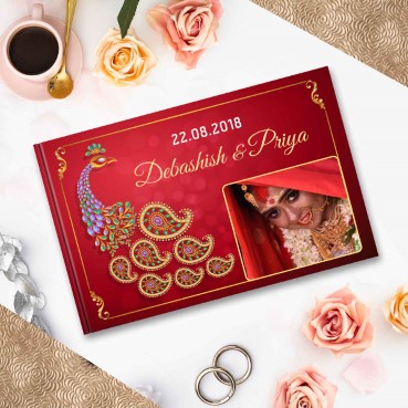 Personalised Photo Album (12.5'x9') for Son Anniversary