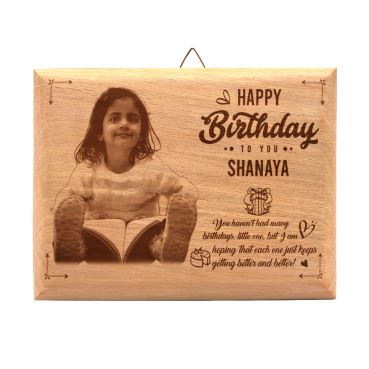 Birthday Gift for Girl Child Wooden Photo Frame (5&#039;x4&#039;)-23
