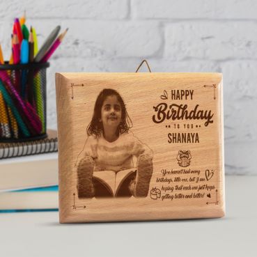 Birthday Gift for Girl Child Wooden Photo Frame (5&#039;x4&#039;)-23