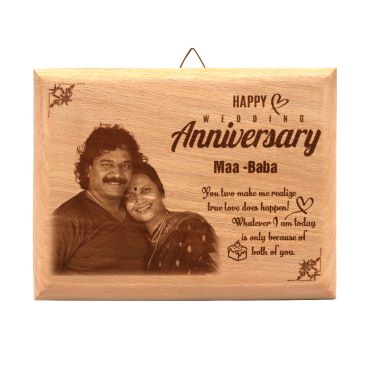 Anniversary Gift for Mother Wooden Photo Frame (5'x4')