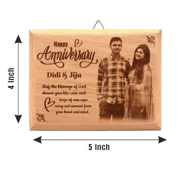 Anniversary Gift for Sister Wooden Photo Frame (5'x4')