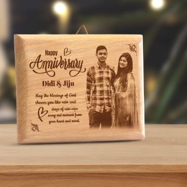 Anniversary Gift for Sister Wooden Photo Frame (5'x4')
