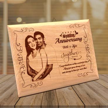 Anniversary Gift for Sister Wooden Photo Frame (7'x5')