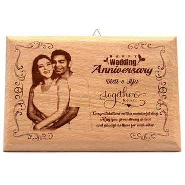 Anniversary Gift for Sister Wooden Photo Frame (7'x5')