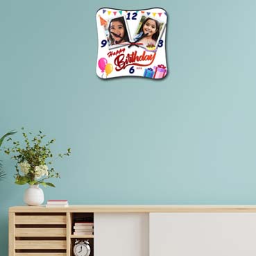 Wall Clock Personalised for Child Birthday (11'x11')