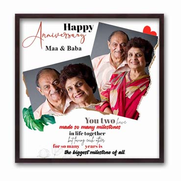 Personalised Photo Frame for Mother Anniversary (24'x24')
