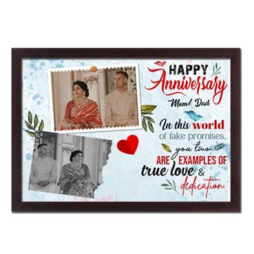 Personalised Photo Frame Collage for Mother Anniversary (17'x12')