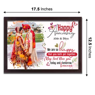 Personalised Photo Frame Collage for Son Anniversary (17'x12')