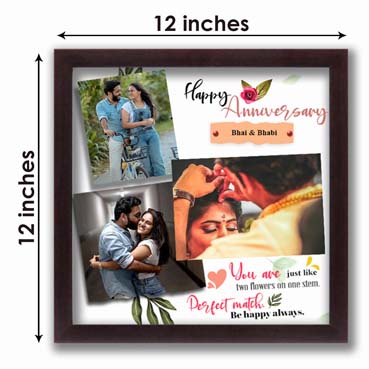 Personalised Photo Frame for Sister Anniversary (12'x12')