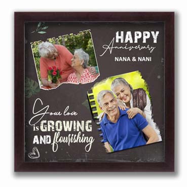Personalised Photo Frame for Grand Mother Anniversary (12'x12')