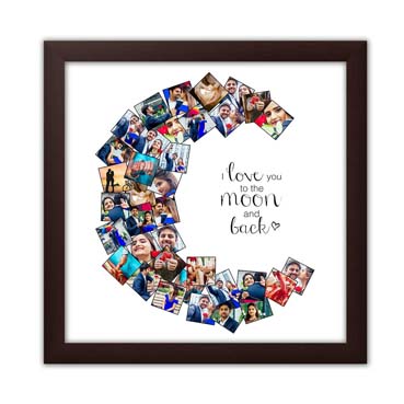 Personalised Photo Collage for Wife Anniversary (12'x12')