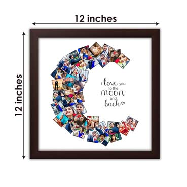 Personalised Photo Collage for Wife Anniversary (12'x12')