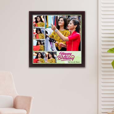 Personalised Photo Collage for Sister Birthday (12'x12')