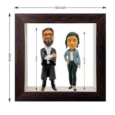 Personalised Framed Bobblehead Miniature F-BOB-C-24