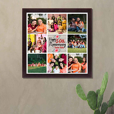 Personalised Photo Collage for Grand Mother Anniversary (12'x12')