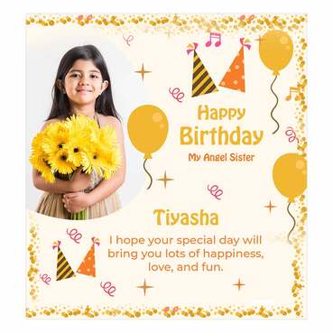 Personalised Chocolate Wrapper with Medium Chocolate for Gift for Birthday
