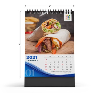 Office Desk Calendar Personalized with Photos, Logos & Texts